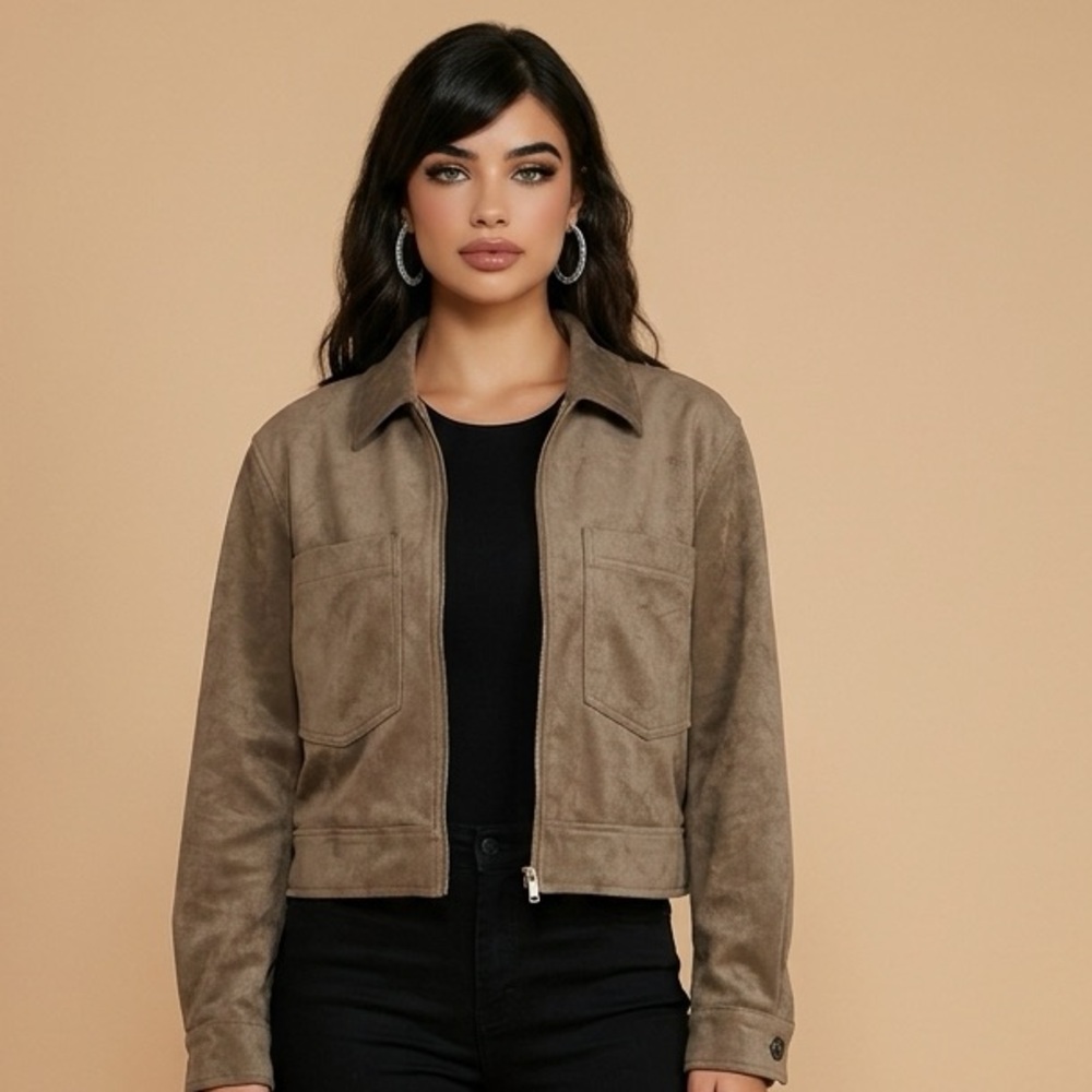 NWT Z Supply Heritage Suede Jacket